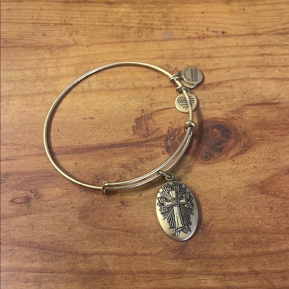 Alex and Ani Gold Charm Bangle Bracelet